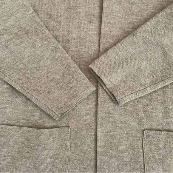 Zara Girls Hooded Open Cardigan Tan Lightweight SZ 6 - Picture 6 of 10